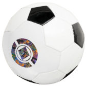 Japanisch GeoDesign Fußball (Dreiviertel)