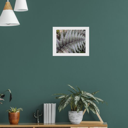 Japanisch gestrichen Fern Floral Fotografisch Poster (Wohnzimmer 1)
