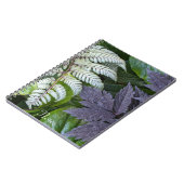Japanisch gestrichen Fern und Foliage Bloral Notizblock (Linke Seite)