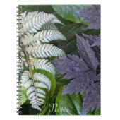Japanisch gestrichen Fern und Foliage Bloral Notizblock (Vorderseite)