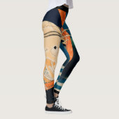 JAPANISCH GHOST DRUCKDRUCKEN Leggings (Rechts)