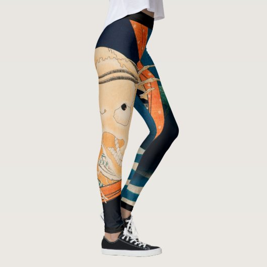 JAPANISCH GHOST DRUCKDRUCKEN Leggings (Rechts)