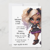 Japanisch Gothic Einladung (Vorderseite)