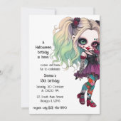 Japanisch Gothic Einladung (Vorderseite)