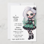 Japanisch Gothic Einladung (Vorderseite)