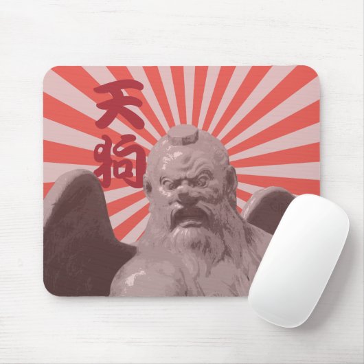 Japanisch Great Tengu Yokai Mousepad (Mit Mouse)