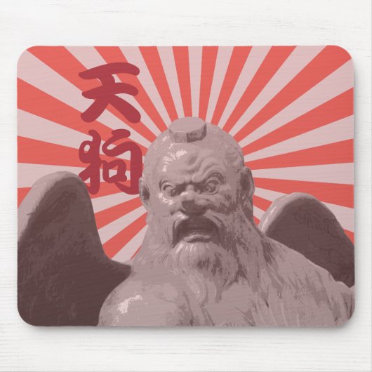 Japanisch Great Tengu Yokai Mousepad (Vorne)