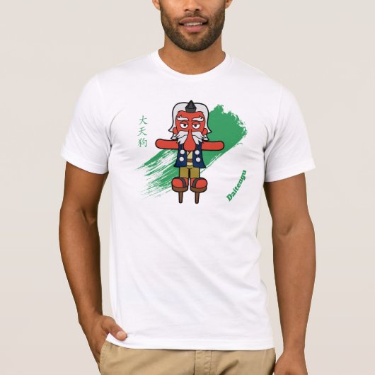 Japanisch Great Tengu Yokai T-Shirt (Vorderseite)