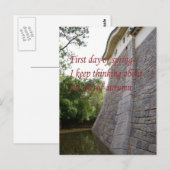 Japanisch Haiku Postkarte (Vorne/Hinten)