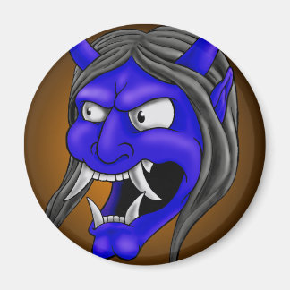 Japanisch Hannya Mask Magnet