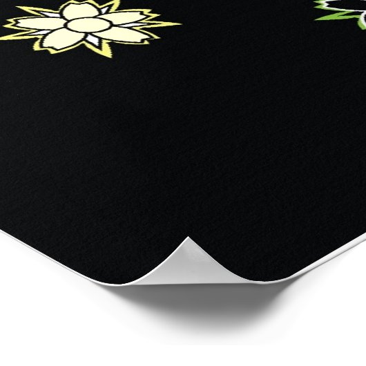 Japanisch Hannya Mask Poster (Ecke)