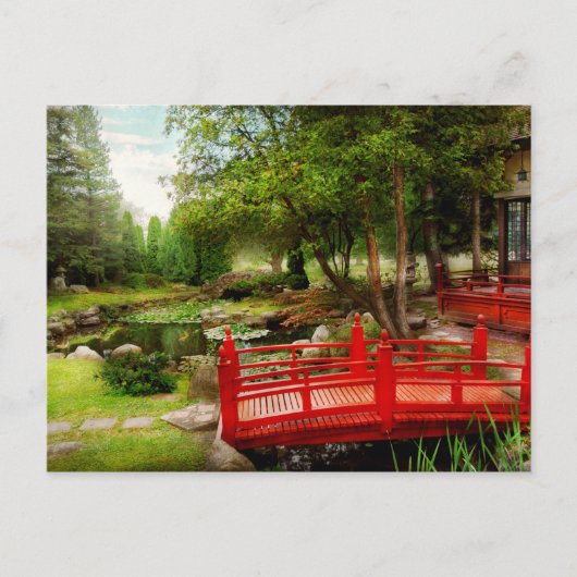 Japanisch - Harmonie und Natur Postkarte (Vorderseite)