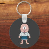 Japanisch Hitotsume-kozo (Ein Mit Augen Kind): Yok Schlüsselanhänger (Rückseite)