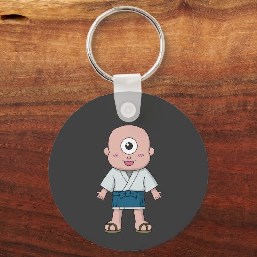 Japanisch Hitotsume-kozo (Ein Mit Augen Kind): Yok Schlüsselanhänger (Vorderseite)