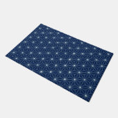 Japanisch Indigo Blue Fußmatte (Schrägansicht)