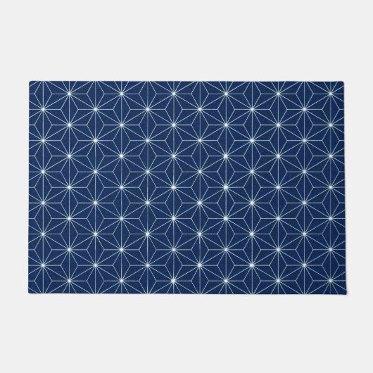 Japanisch Indigo Blue Fußmatte (Vorderseite)
