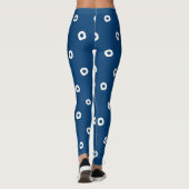 Japanisch Indigo Blue Leggings (Rückseite)