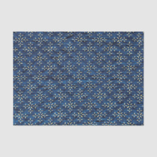 Japanisch Indigo Blue Seidenpapier
