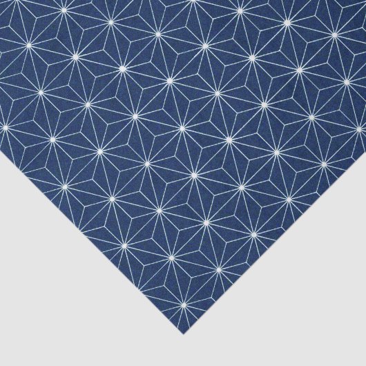 Japanisch Indigo Blue Seidenpapier (Ausschnitt)