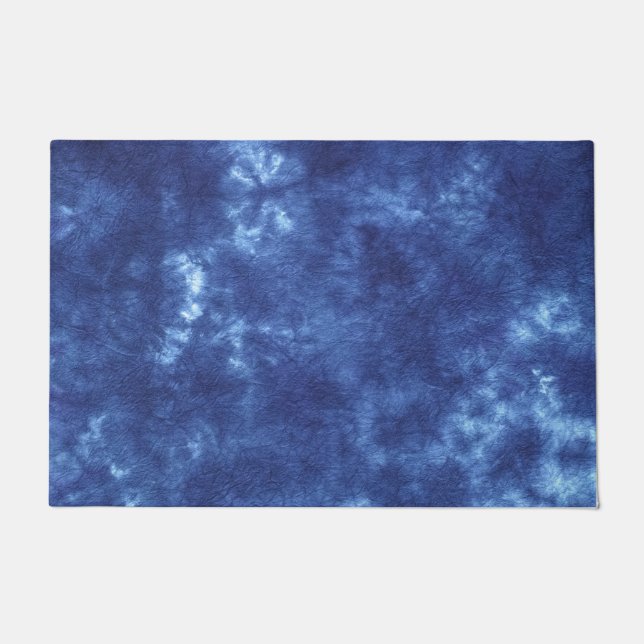 Japanisch Indigo Dye Blue Fußmatte (Vorderseite)