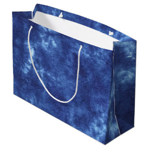 Japanisch Indigo Dye Blue Große Geschenktüte