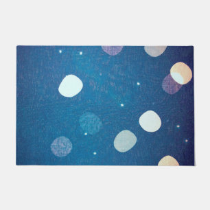 Japanisch Indigo Dye Blue Throw Kissen Fußmatte