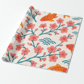 Japanisch inspiriert geschenkpapier (Ungerollt)