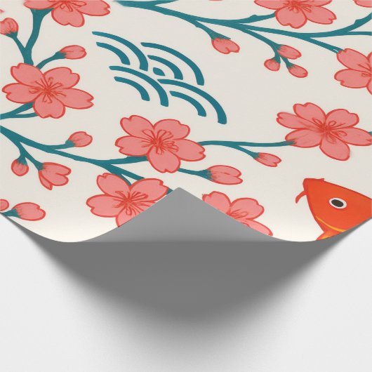 Japanisch inspiriert geschenkpapier (Ecke)