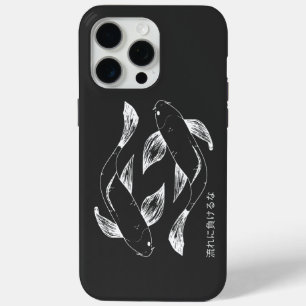 Japanisch Inspiriert Koi Minimalistisch Black & Wh Case-Mate iPhone Hülle