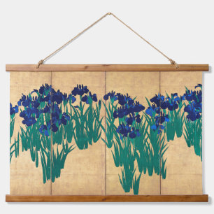 Japanisch Ire, Ogata Kōrin Wandteppich Mit Holzrahmen