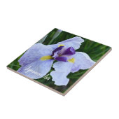 Japanisch Iris Bloom Floral Fliese (Seite)