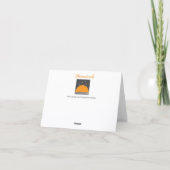 Japanisch Iris Botanisch Dankeskarte (Rückseite)