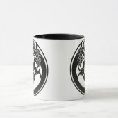 Japanisch Ivy - Maru ni Tsuta - Wappen Tasse (Zentrum)