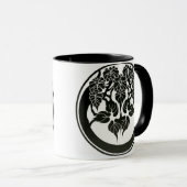 Japanisch Ivy - Maru ni Tsuta - Wappen Tasse (VorderseiteRechts)