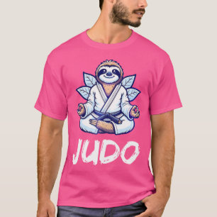 Japanisch Judo Sloth Judoka T-Shirt