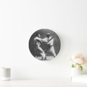 Japanisch Judoka Jigoro Kano Kyuzo Mifue Judo Runde Wanduhr (Zuhause)