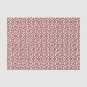 Japanisch Kabuki Blume Patern - Rot Seidenpapier