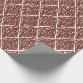 Japanisch Kabuki Crane Muster Geschenkpapier (Ecke)