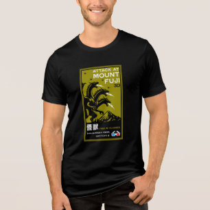 Japanisch Kaiju Art Tri-Blend Shirt