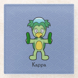 Japanisch Kappa Imp: Cartoon Yokai Glasuntersetzer