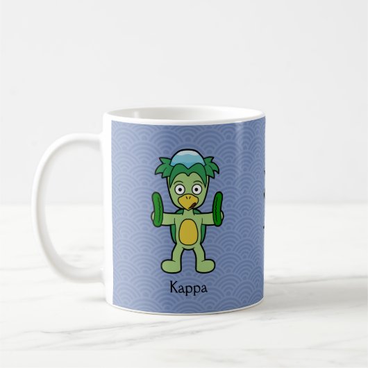 Japanisch Kappa Imp: Cartoon Yokai Kaffeetasse (Links)