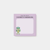 Japanisch Kappa Yokai Monster - Personalisiert Post-it Klebezettel (Vorderseite)