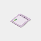 Japanisch Kappa Yokai Monster - Personalisiert Post-it Klebezettel (angewinkelt)