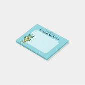 Japanisch Kappa Yokai Monster - Personalisiert Post-it Klebezettel (angewinkelt)