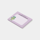 Japanisch Kappa Yokai Monster - Personalisiert Post-it Klebezettel (angewinkelt)