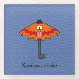 Japanisch Karakasa Umbrella Ghost: Cartoon Yokai Glasuntersetzer