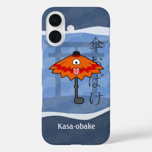 Japanisch Kasa-obake Umbrella Yokai Case-Mate iPhone Hülle (Rückseite)