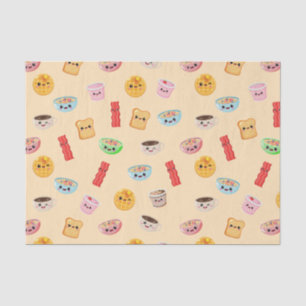 Japanisch Kawaii Style Frühstück Coffee Coffee Bac Seidenpapier