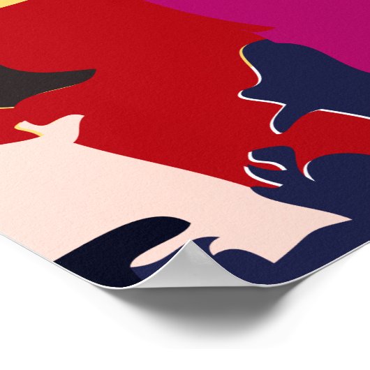 Japanisch Keisha Poster (Ecke)