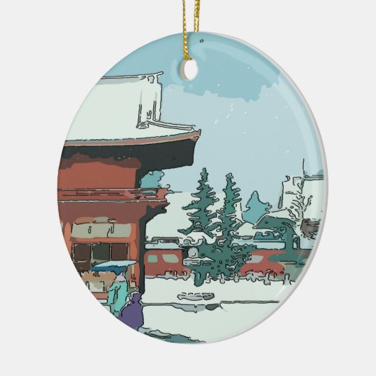 Japanisch Keramik Ornament (Links)